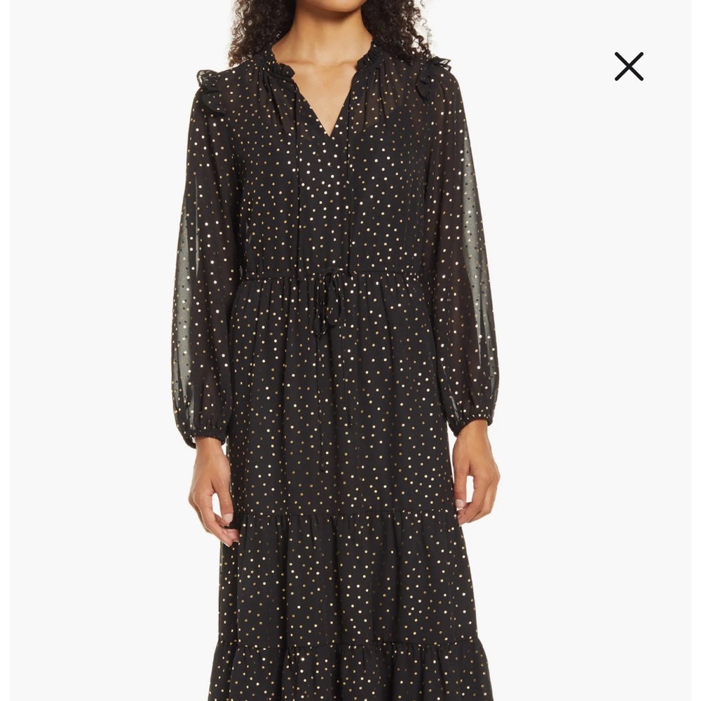Julia Jordan long Sleeve Midi Dress